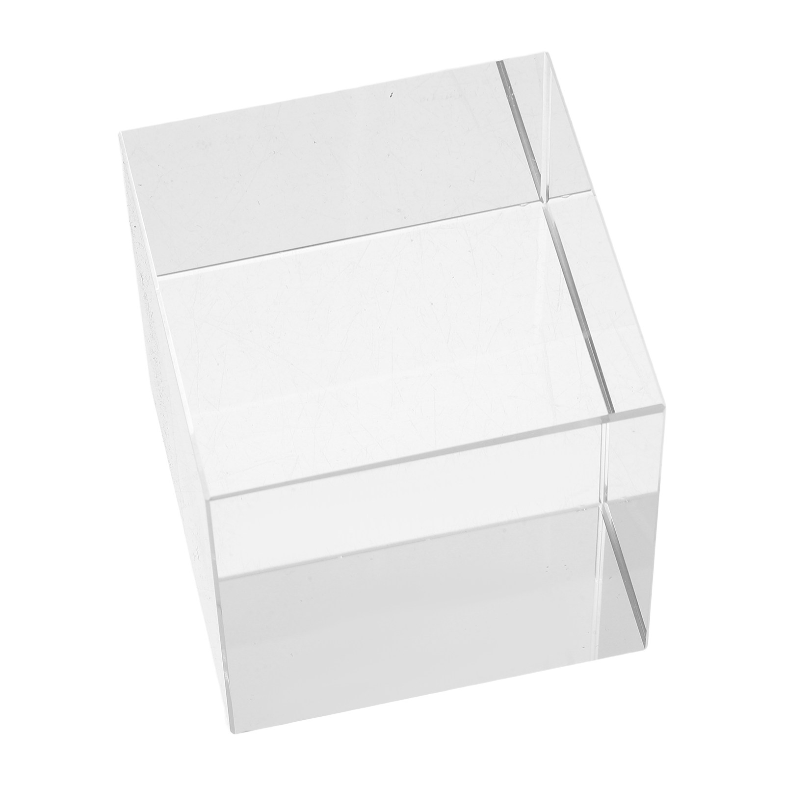 Paper Weight Crystal - ทับกระดาษคริสตัลใสทรงสี่เหลี่ยม บล็อกแก้วตกแต่งหนัก สำหรับโต๊ะทำงาน ทับกระดาษเขียน ทับหนังสือ