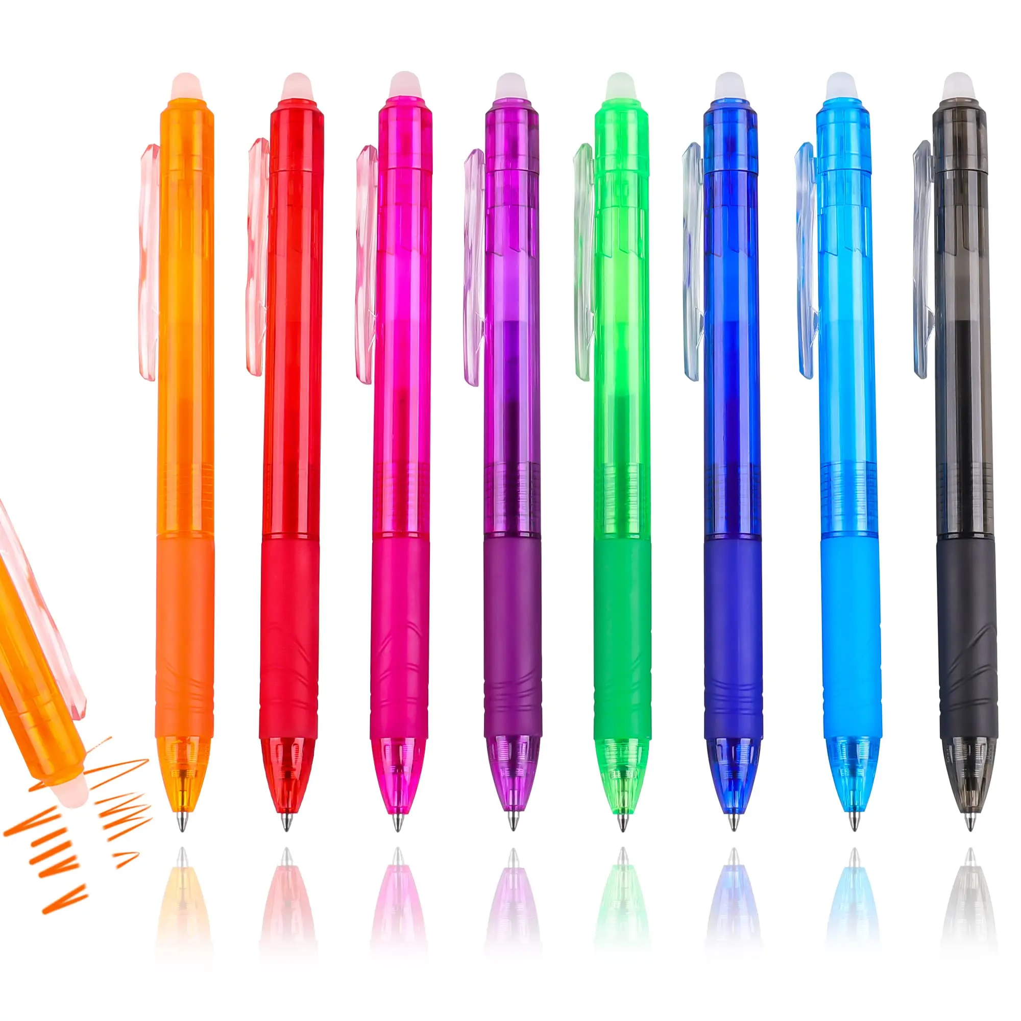 Pilot Pen Frixion - 8 สี 0.7mm Magic Retractable Erasable