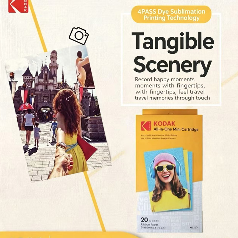 Ink Blotter Paper - ตลับกระดาษแท้ KODAK All-in-One C210 ชุด 10-100