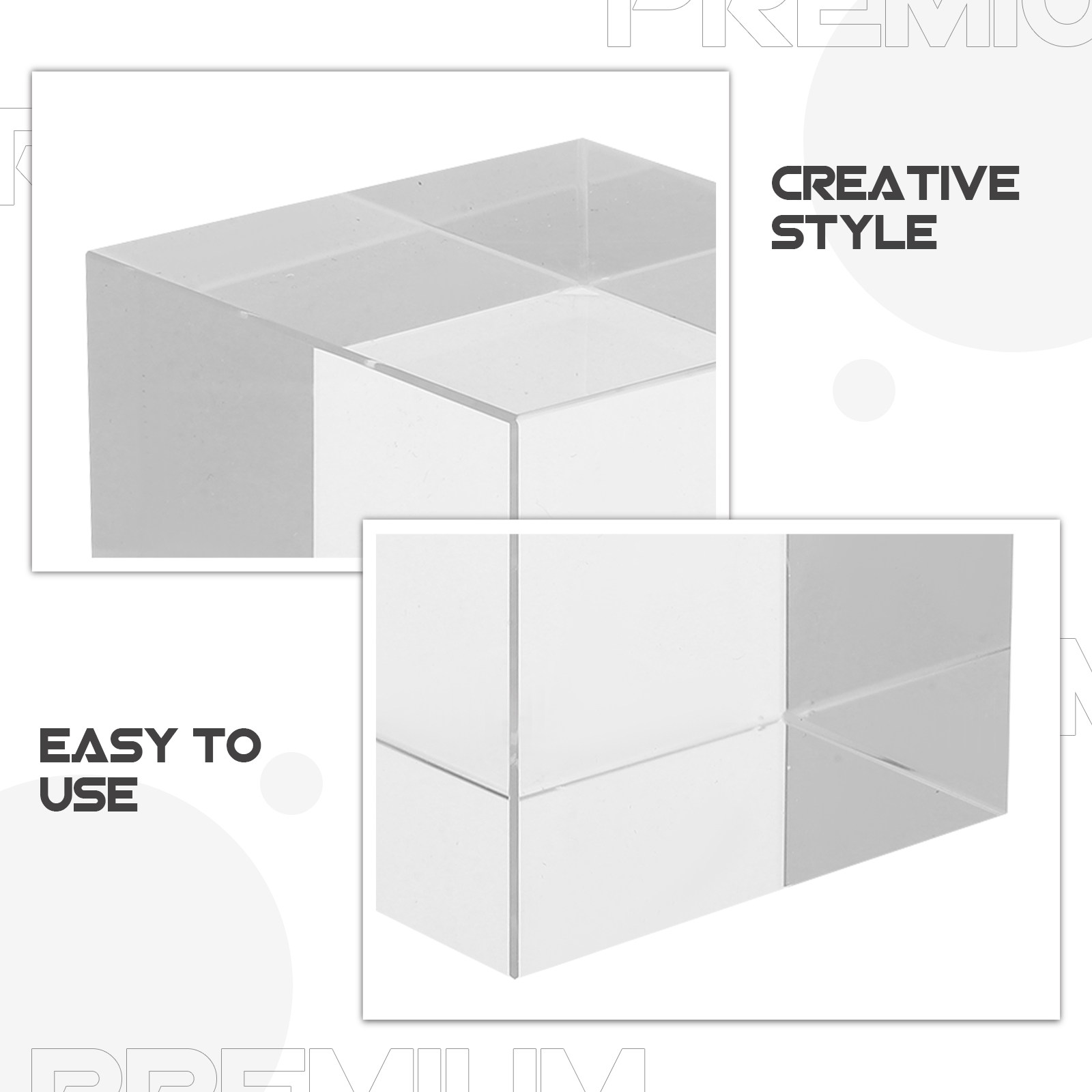 ทับกระดาษคริสตัลใสทรงสี่เหลี่ย - Paper Weight Crystal บทวิจารณ์และราคา