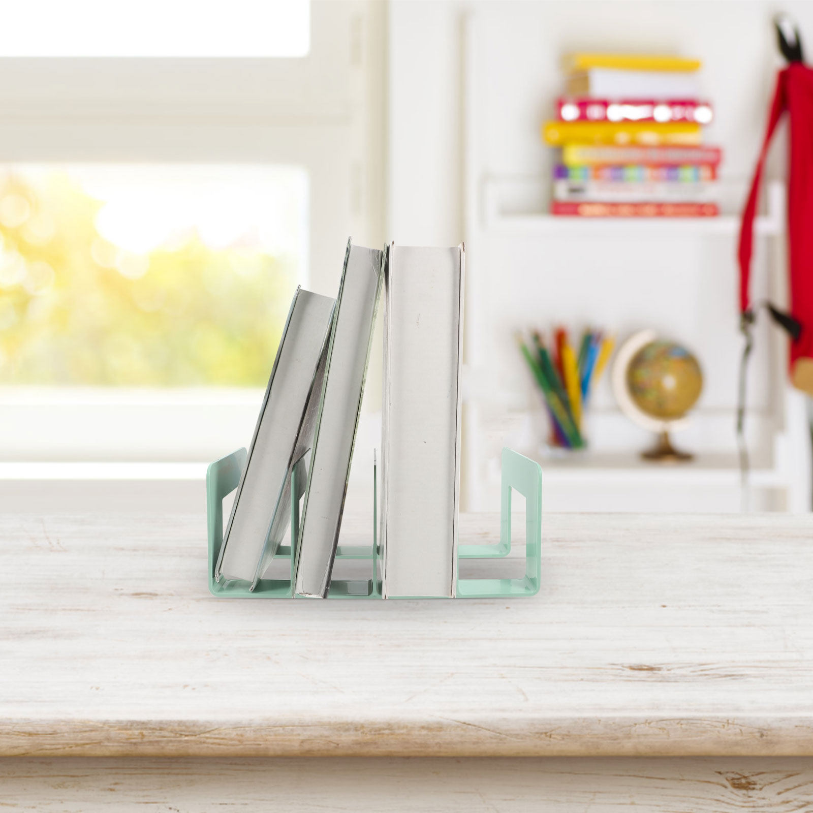 ที่จัดหนังสือตั้งโต๊ะ พร้อมช่อ - Magazine Holder Rack บทวิจารณ์และราคา