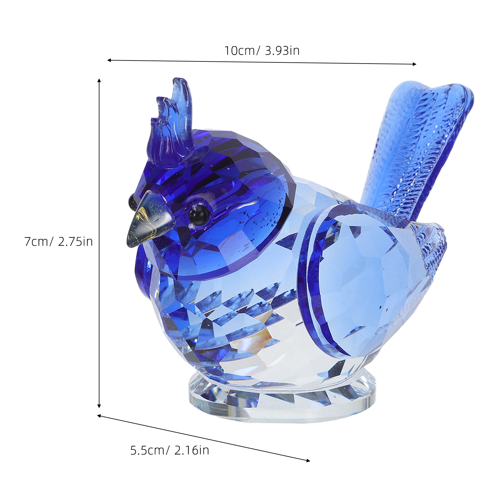รูปปั้นนกคริสตัลขนาดเล็ก นกกระ - Paper Weight Crystal บทวิจารณ์และราคา