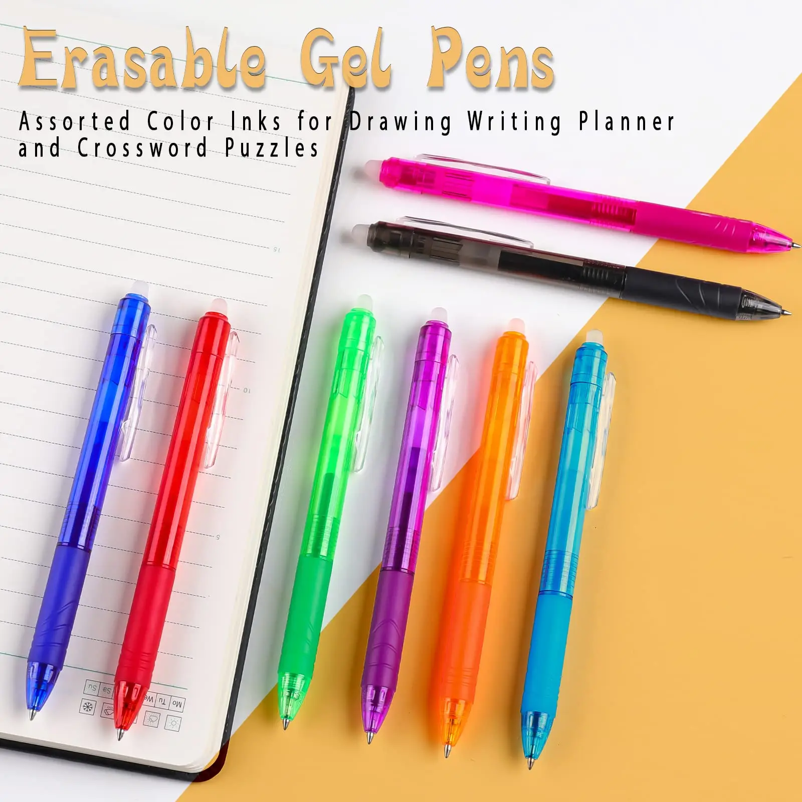 8 สี 0.7mm Magic Retractable E - Pilot Pen Frixion บทวิจารณ์และราคา
